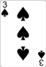 Three of Spades