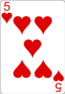 Five of Hearts