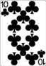 Ten of Clubs