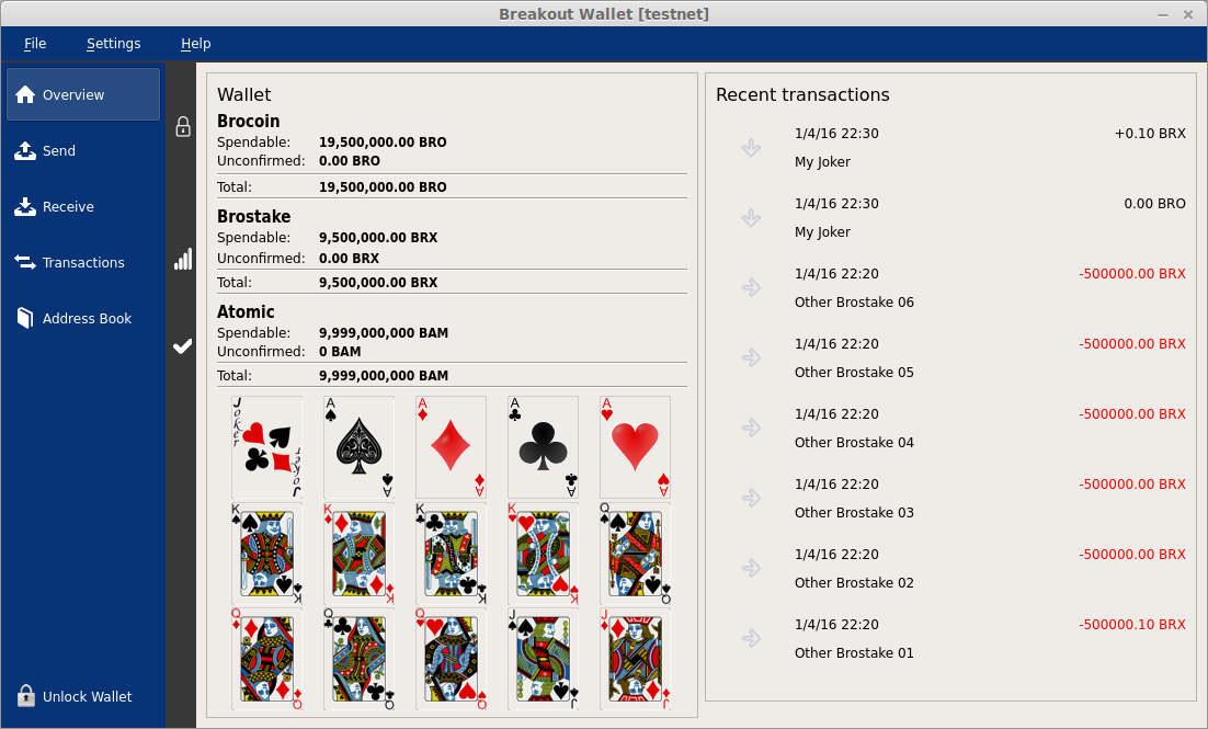 Original bitcointalk.org post from January 2016 documenting The Deck NFTs